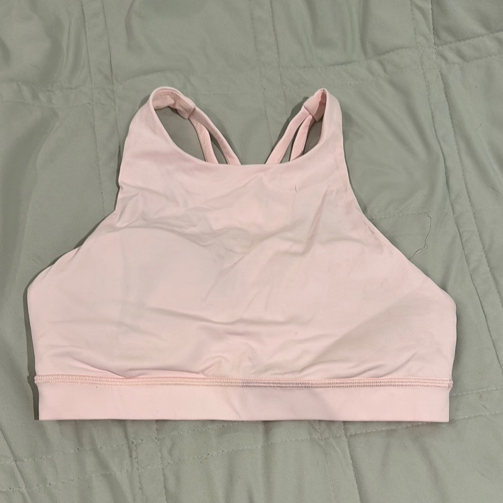 Lululemon Pink Racerback Sports Bra